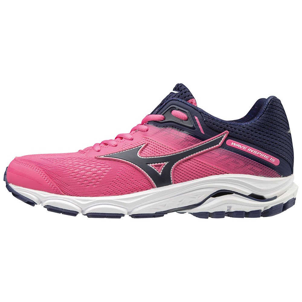 Mizuno Women's Trail Running Shoes WAVE INSPIRE 15 Rose - JQFTWBX-72